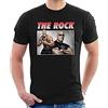 MEIGUI Clothing Dwayne The Rock Johnson Montage Mens T Shirt Black Colour1 L