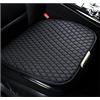 CGEAMDY 2 Cuscino per Sedile Auto Coprisedile, Auto Anteriori Soft Confortevole Protezione per Sedile Coprisedili Sedile, Allevia l'affaticamento e Il Disagio, Adatto a Tutti i Tipi di Auto (Nero)