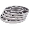 jackfru Distanziatori per ruote Spacer 4 pezzi Distanziatori per ruote Rondelle Piastra, 4 fori 5 fori 6 fori Distanziatori universali, Allargamento carreggiata allargato 5/8/10mm spessore (10mm)