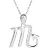 VIKI LYNN Collana da donna in argento Sterling 925 con zirconia cubica, motivo: segni zodiacali, argento, colore: Scorpio, cod. JPFP001794