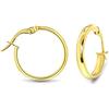 Miore Orecchini Donna Cerchio Oro Giallo 9 Kt / 375