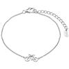 SILVEGO Bracciale da Donna in Argento 925 con Ciondolo Bicicletta, MWB11033