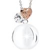 MAMIJUX Chiama Angeli Mamma Idea Regalo Gravidanza Collana Donna Richiamo degli Angeli Catenina Acciaio