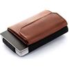 Jaimie Jacobs Nano Boy Pocket mini portafoglio uomo con portamonete, porta carte di credito dal design minimalista (Marrone)