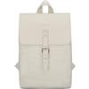 Expatrié Zaino Donna Bianco ANNA Vintage Zainetto Tela di Cotone e Pelle Vegana - Piccolo Zainetti di Qualità per Tempo Libero & Viaggio - Zaini Borsa Casual con Chiusura Magnetica