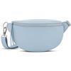 Expatrié Marsupio Donna Azzurro - Alice Small - Borsa per Festival, Viaggi e Uso Quotidiano In Pelle Vegana - Piccolo Borsello Elegante alla Moda - Impermeabile