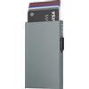VULKIT Porta Carte di Credito Schermato Blocco RFID per Uomo e Donna, Guscio Sottile in Metallo Minimalismo Tasca Pop-up Carte Portafoglio
