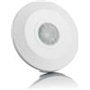 SEBSON 2x Rilevatore di Movimento Interno, Montaggio a soffitto, LED adatto, programmabile, Infrarossi Sensore, Portata di rilevamento max. 6m/ 360°