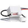 SEBSON Mini Rilevatore di movimento da incasso per interni, Montaggio a soffitto, LED adatto, programmabile, Sensore Infrarossi, Portata 6m/360°