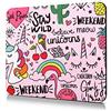 CHUQING tappetino Mouse Rosa Piccolo con motivo 240 x 200 mm, Tappetino per Mouse Anime Gaming Mousepad