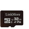 LinkMore 32GB Scheda Micro SDHC XV11 A1, UHS-I, U1, V10, compatibile con classe 10, velocità di lettura fino a 90 MB/s, adattatore SD incluso