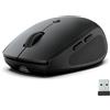 JLab Go Charge - Mouse wireless wireless da collegare tramite Bluetooth o USB, mouse Bluetooth ergonomico per più dispositivi, per computer portatile/telefono/tablet/mac/windows, ricaricabile