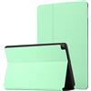 Guxira Cover Tablet Pelle per Samsung Galaxy Tab A 10.1 2019 (SM-T510 / T515) Carino Motivo Custodia con Antiurto Protettiva Custodia Flip Case Stand Cover per Uomo Donna - Menta Verde