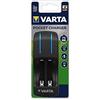 Varta 891101401 tester per batterie Nero, Giallo Nero, 9v, Stilo