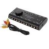 HD 4 in 1 out AV RCA Switch Box AV Audio Video Signal Switcher Splitter 4 Way Selector with RCA Cable for Television Dvd VCD TV