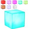 VIFERR Cubo Sfera Luminosa LED, Cubo LED luminoso 7 Colori Lampada da Comodino Dimmerabile per Camera da Letto Party Illuminazione