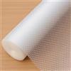 Hersvin 45cmx500cm Tappetino per Cassetti, Tappetini Non-Adesivo Eva Plastica Rotolo Carta per Mensola Cassetto Frigorifero Tavolo Mobile Cucina Lavello Ripiani (Trasparente Puntino)