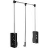 DOJA Barcelona | Armadio a scomparsa | appendiabiti in alluminio | dimensioni 875x1200 mm | H 875 mm | 8 kg | barra appendiabiti in alluminio, plastica | per stoccaggio