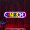 Wanxing Zona gioco segno giocatore LED neon per la decorazione della stanza, parco giochi, buco dell'uomo, bar, adolescente, amico, regalo per ragazzo (colorato)