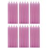 H Hansel Home - Candele per candelabro, cera,Set di 24 pezzi,Altezza 17.5 cm,Ø1.8cm, Candele a bastoncino(colore rosa)