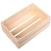 Wooden World Collero Cassetta di Legno - Scatola di Stoccaggio in Pino Non Dipinto per Fai-da-Te, Taglia Media, Dimensioni 40 x 28 x 15 cm (15 x 11 x 6 pollici)