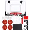 Xespis Mini Canestro Professionale da Basket Kit, per Camera Interno Bambini Adulti Pro Mini Hoop Agganciabile, Giocattoli Sportivi, 40 * 30CM