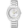 CITIZEN EW2250-59A Elegante orologio da donna Eco-Drive con diamanti, Bracciale