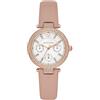 Michael Kors - PARKER Orologio Analogico Al Quarzo Con Cinturino In Pelle Rosa Da Donna MK2914