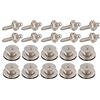 New Marine LOXX Set 10 pezzi top + viti autofilettanti 4,2 x 16