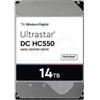Western digital Hard Disk 3.5 14TB Western Digital Ultrastar DC HC550 SATA 6Gb/s Argento [0F38581]