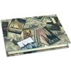 Magicamente Carta Set 2 Sketchbook, Album da Disegno A6, Blocco da Disegno 14,8 x 10 cm, Copertina Rigida, Decorazione in Polvere Oro, 96 Fogli, Carta Liscio Camoscino. Fantasia: Venezia