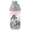 PASO School Bidon grigio e rosa cavallo 550 ml