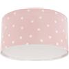 Dalber Lampada da soffitto plafoniera per bambini Star Light Stelle Rosa
