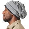 CHARM Berretto Cotone Estivo Baggy Beanie - Cappello Donna con Cappuccio Morbido Leggero da Uomo Grigio Scuro
