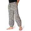 PANASIAM Pantaloni geometrix tradizionali giapponesi, prodotti equamente in piccole aziende, Nero, L