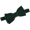 Goldsman elegante papillon da uomo in velluto pre-legato in puro cotone, in elegante confezione regalo, con fiocco fatto a mano per smoking, vestito, camicia, verde.