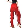 AIEOE Pantaloni da Ballo Danza Latino con Nappa Elasticizzati Hot Sexy da Donna per Praticare Professionale Taglia XXL Nero