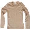 Lilano, Canottiera per bambini a maniche lunghe, 70% lana (kbT), 30% seta, 210 g/m², sabbia, 98