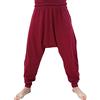 SAVARI | Pantaloni Harem con Tasche | Etnico | Comodo e Confortevole | Pantaloni Ideali per Yoga e Pilates | Cotone Riciclato | Uomini e Donne | Colore: Vino | Taglia XXL | Grandi Formati Disponibili