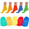 Pedsox, Calze Igieniche Monouso Antiscivolo per Bambini, Confezione da 125 paia, Ideali per Parchi Gioco, 3-10 Anni, Taglia Unica, Colori Assortiti