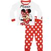 Disney Topolina Pigiama | Pigiama Invernale Bambina Maniche Lunghe | Pigiami Bambini Minnie Mouse - 4-5 Anni