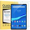 Gerutek 2 pezzi Pellicola Protettiva per Lenovo Tab M10 Plus 2nd Gen 10,3'' 2021/2020, Vetro Temperato per Lenovo Tab M10 Plus TB-X606F/TB-X606X/TB-X6C6X/TB-X6C6F[Anti-graffio][Senza bolle]