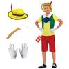 Fun Shack Pinocchio Costume Bambino, Costume Pinocchio Bambino Con Cappello Pinocchio Bambino E Naso Pinocchio Bambino, Vestito Pinocchio Bambino, Costume Carnevale Pinocchio Bambino L