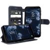 MyGadget Custodia Portafoglio Flip Case per Samsung Galaxy A7 (2018) Chiusura Magnetica - Cover Portacarte di Credito in Similpelle PU - Blu Scuro
