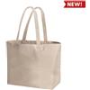 Shopper in cotone naturale personalizzata Nina 50x38x15 cm personalizzate o neutre