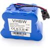 VHBW Batteria per Ecovacs Deebot D800 / D810 / D830, 3500 mAh