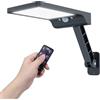 COLBOR Luce Solare Led Esterno, COLBOR Faretto Solari Giardino con Sensore di Movimento 3 Modalità Regolabili IP65 Lampada Potenti Impermeabili con Telecomando, Faretto-Led-Luce-Esterno-Solare