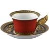 VERSACE TAZZA TE CON PIATTINO 19300/409605/14640 MEDUSA RED
