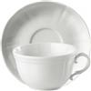 GINORI 1735 TAZZA COLAZIONE CON PIATTO - 260/165 ANTICO DOCCIA BIANCO