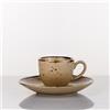 WEISSESTAL TAZZA CAFFE CON PIATTO COTTAGE TORTORA 720741
